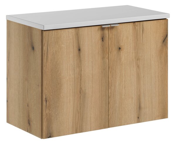 Comad Koupelnová skříňka pod deskové umyvadlo SET-NOA B White 80 dub coast evoke/bílá