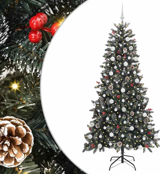 Umělý vánoční stromeček Zelená 210 cm PVC, plast a ocel 3395895