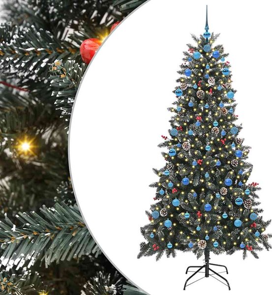 Umělý vánoční stromeček Zelená 210 cm PVC, plast a ocel 3395899