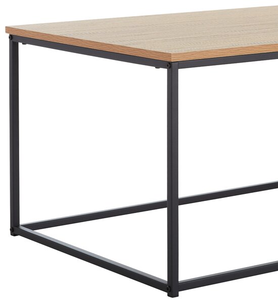 KONFERENČNÍ STOLEK, černá, barvy dubu, kov, kompozitní dřevo, 100/60/45 cm MID.YOU - Konferenční stolky, Online Only
