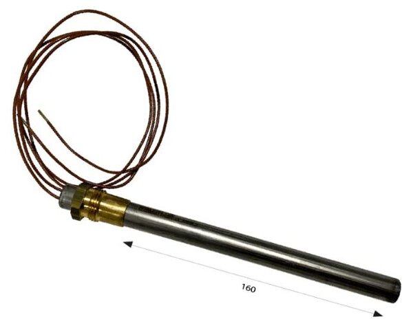 Topný článek pro peletové kamna, průměr 12,5 mm, délka 160 mm, výkon 350 W