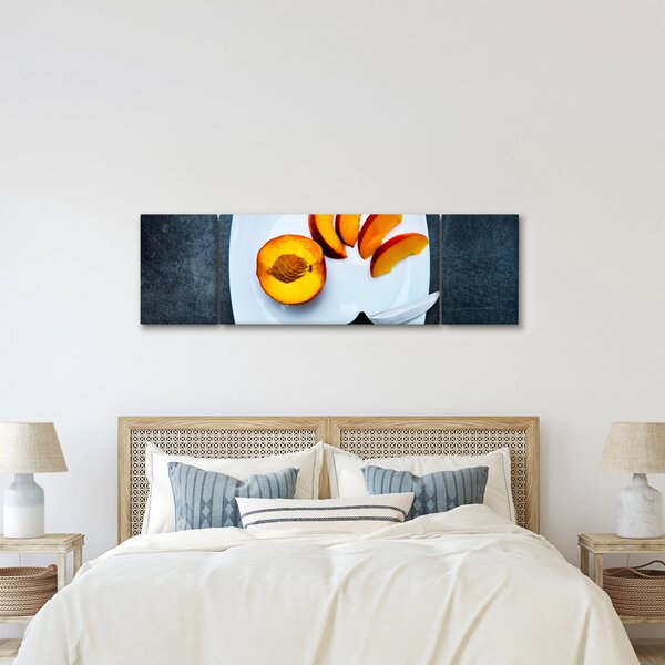 Obraz broskve (170x50 cm)