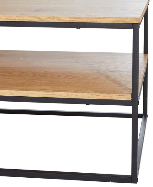 KONFERENČNÍ STOLEK, černá, barvy dubu, kov, kompozitní dřevo, 110/60/45 cm MID.YOU - Konferenční stolky, Online Only