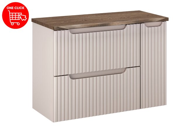 Comad Koupelnová skříňka pod deskové umyvadlo SET-NOC B NAT Casella 80 kašmír/dub casella