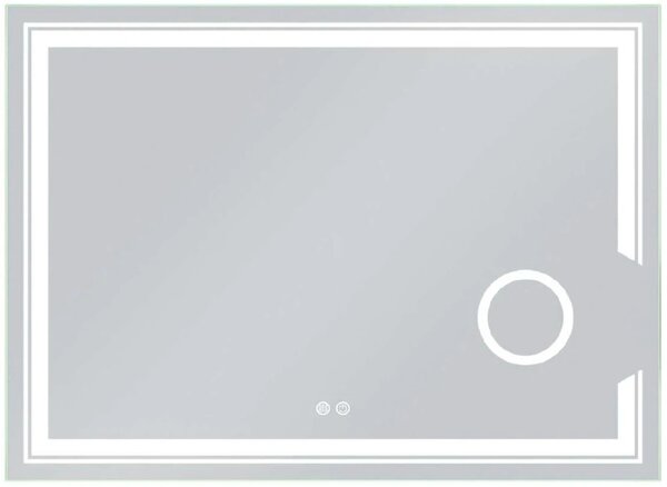 LED koupelnové zrcadlo VISIONAL SPLENDORE 80×110cm 2700–6500K Anti-Fog kosmetické zrcátko IP44