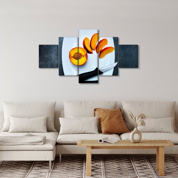 Obraz broskve (125x70 cm)
