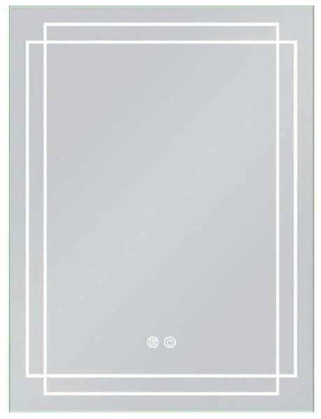 ED koupelnové zrcadlo VISIONAL INCANTO 80×60cm 2700–6500K stmívání Anti-Fog IP44