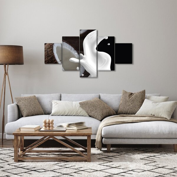 Obraz - kokosové mléko (125x70 cm)