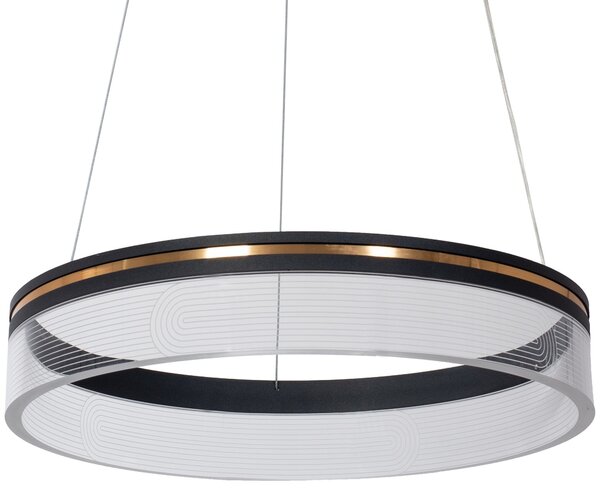 Toolight Závěsné svítidlo s APP1191-CP 40cm Black