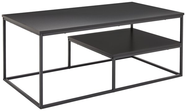 KONFERENČNÍ STOLEK, černá, kov, kompozitní dřevo, 110/60/45 cm MID.YOU - Konferenční stolky, Online Only
