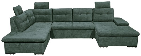 SEDACÍ SOUPRAVA, textil, tmavě zelená Livetastic - Sedací soupravy, Online Only
