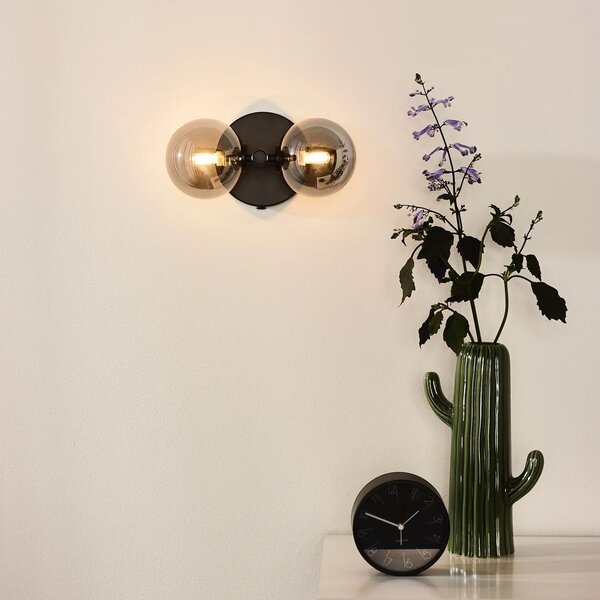 Toolight Rea, Nástěnné svítidlo APP1162-2W Black, OSW-14016
