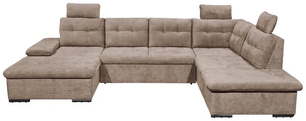 SEDACÍ SOUPRAVA, textil, šedohnědá Livetastic - Sedací soupravy, Online Only