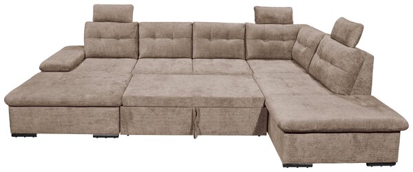 SEDACÍ SOUPRAVA, textil, šedohnědá Livetastic - Sedací soupravy, Online Only