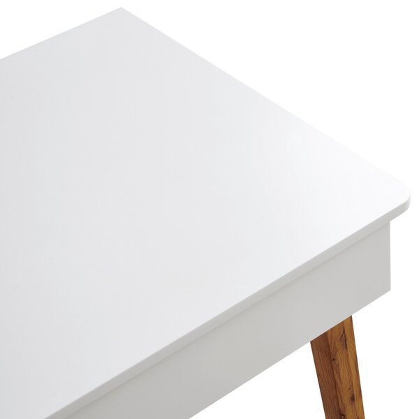 PSACÍ STŮL, bílá, barvy dubu, 120/60/76 cm MID.YOU - Online Only psací stoly, Online Only