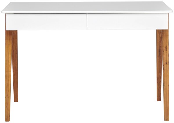 PSACÍ STŮL, bílá, barvy dubu, 120/60/76 cm MID.YOU - Online Only psací stoly, Online Only