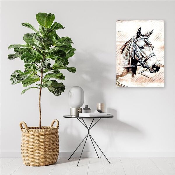 Obraz na plátně Malovaný kůň Rozměry: 40 x 60 cm