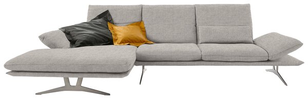 ROHOVÁ SEDAČKA, textil, světle šedá Koinor - Sedací soupravy