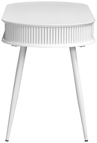 PSACÍ STŮL, bílá, barvy dubu, 140/76/60 cm MID.YOU - Online Only psací stoly, Online Only