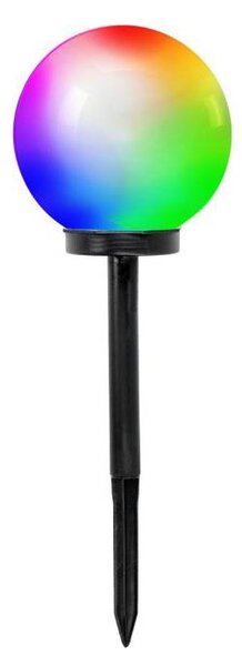 LED RGB Solární lampa SPHERE LED/1,2V IP44 200 mAh pr. 20 cm
