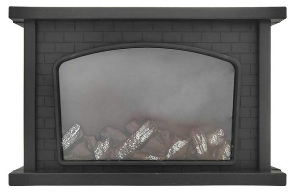 Simulátor lampy s efektem plamene – napájený bateriemi – rozměry 8,5 x 8,5 x 8,5 cm – vyrobený z polypropylenového plastu – vhodný pro vnitřní i venkovní dekorace