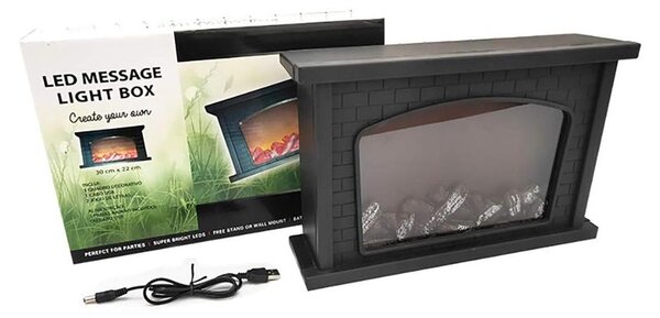 Simulátor lampy s efektem plamene – napájený bateriemi – rozměry 8,5 x 8,5 x 8,5 cm – vyrobený z polypropylenového plastu – vhodný pro vnitřní i venkovní dekorace