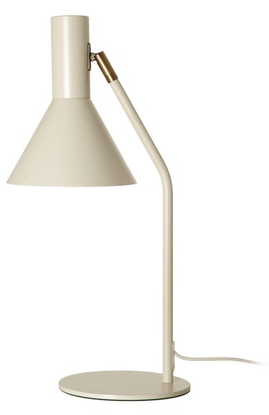 Stolní lampa FRANDSEN, Lyss, Béžová, Obývací pokoj, Kov, Design