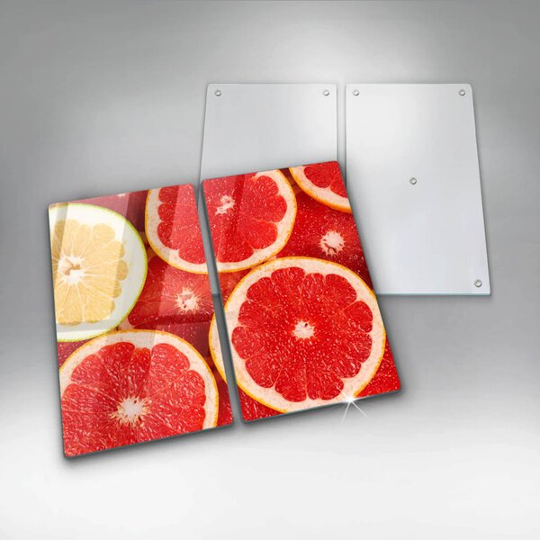 Krájecí prkénko skleněné Plátky grapefruitu