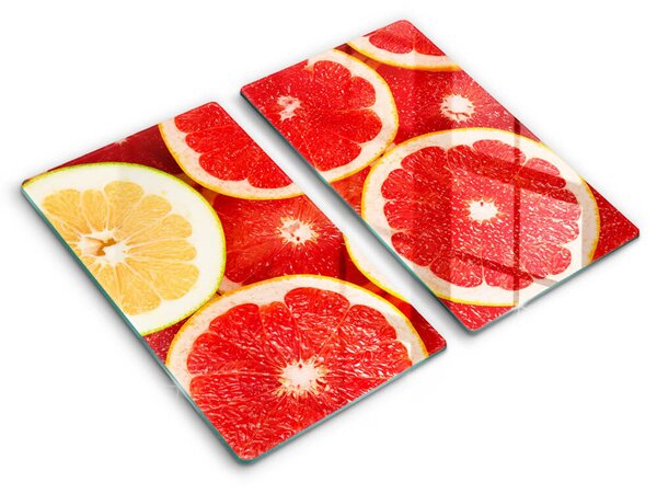 Krájecí prkénko skleněné Plátky grapefruitu