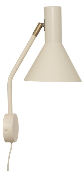 Nástěnná Svítidla FRANDSEN, Lyss, Béžová, Obývací pokoj, Kov, Design