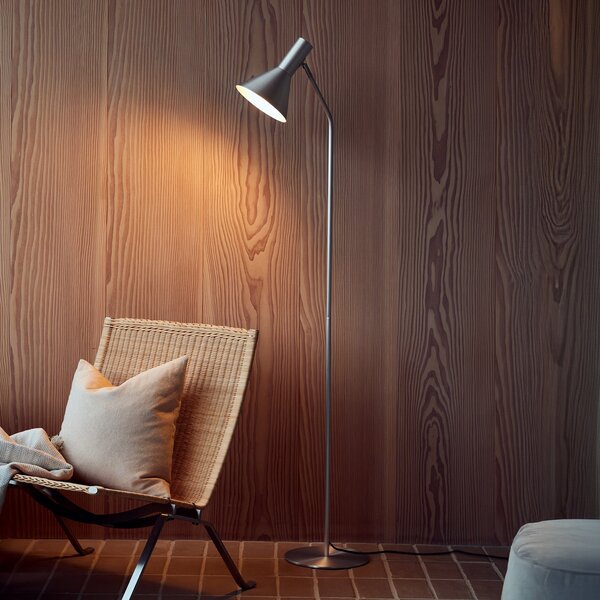 Stojací Lampa FRANDSEN, Lyss, Metalická, Obývací pokoj, Hliník, Design