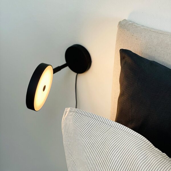 Nástěnná Svítidla Dyberg Larsen, Starlight, stmívatelné, Černá, Obývací pokoj, Kov, Design