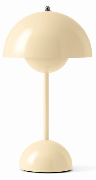 Stolní lampa &Tradition, Flowerpot VP9, stmívatelné, Béžová, Obývací pokoj, Plast, Design