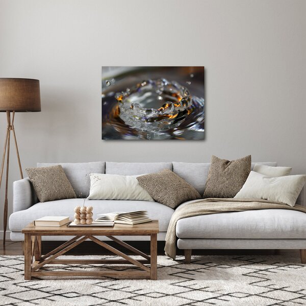 Obraz náramku z kapek vody (70x50 cm)