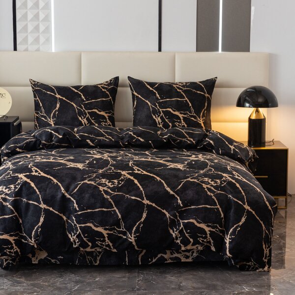 Povlečení z mikrovlákna OBSIDIAN černé Rozměr povlečení: 70 x 80 cm | 140 x 200 cm