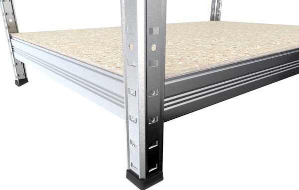 Regál do spíže Biedrax 35 x 60 x 120 cm, pozink, 3 police OSB 10 mm, nosnost 200 kg na polici