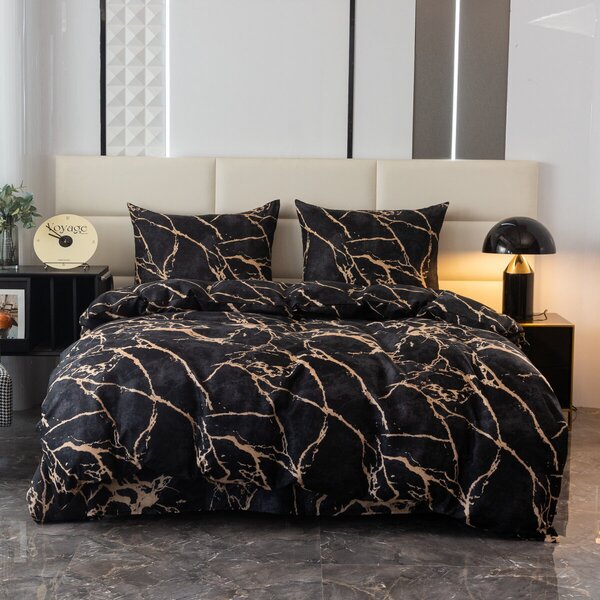 Povlečení z mikrovlákna OBSIDIAN černé Rozměr povlečení: 70 x 80 cm | 140 x 200 cm