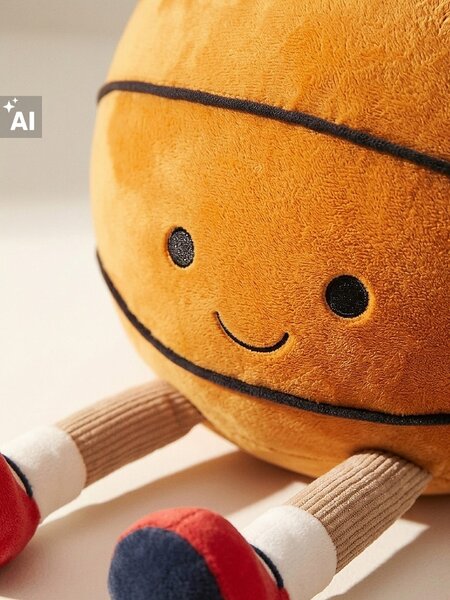 Sinsay - Dekorativní polštář ve tvaru basketbalového míče - vícebarevná
