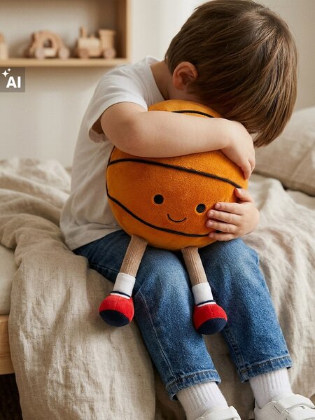 Sinsay - Dekorativní polštář ve tvaru basketbalového míče - vícebarevná