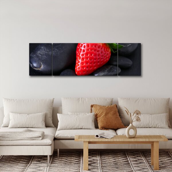 Obraz - jahoda (170x50 cm)