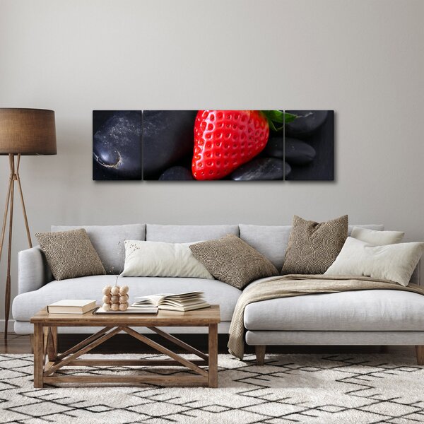 Obraz - jahoda (170x50 cm)