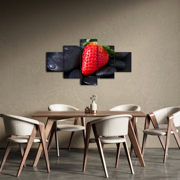 Obraz jahody (125x70 cm)