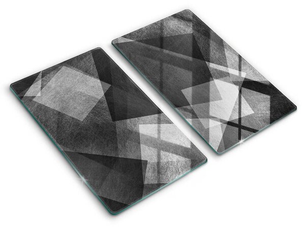 Skleněné krájecí prkénko Geometrické abstrakce