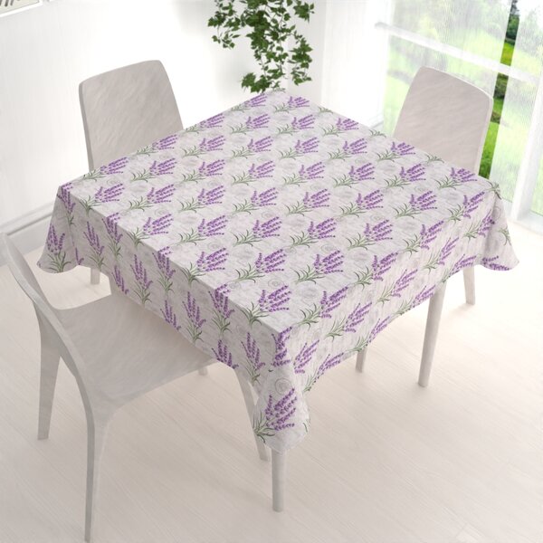 Biante Dekorační čtvercový ubrus PML-033 Provence levandule 40x40 cm