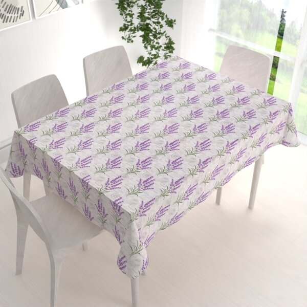 Biante Dekorační obdélníkový ubrus PML-033 Provence levandule 50x100 cm