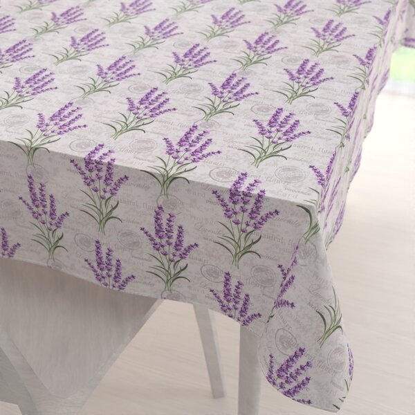 Biante Dekorační obdélníkový ubrus PML-033 Provence levandule 50x100 cm
