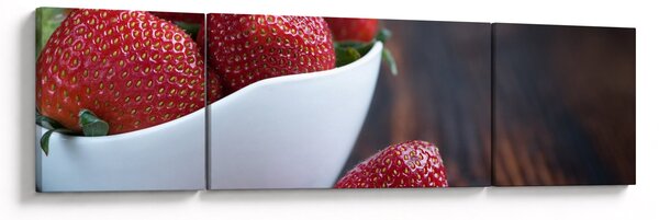 Obraz jahod (170x50 cm)