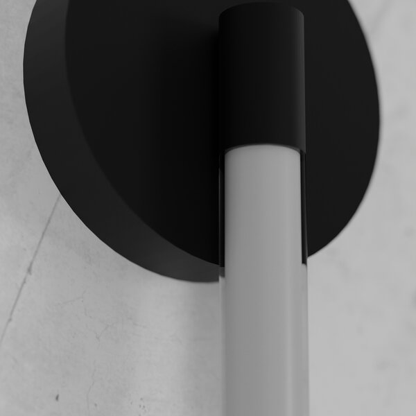 ZAHO Nástěnné LED svítidlo JETSON WALL, 11W, d. 70 cm Barva: Černá, Teplota světla: 3000K - teplá bílá, Stmívání, řízení: ON/OFF (bez stmívání)