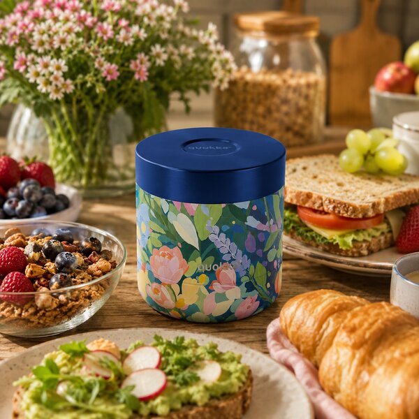 Termonádoba na jídlo Whim, 600ml, Quokka, floral party