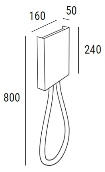 ZAHO Nástěnné LED svítidlo SPICY, 26W, v. 80 cm Barva: Bílá, Teplota světla: 3000K - teplá bílá, Stmívání, řízení: ON/OFF (bez stmívání)